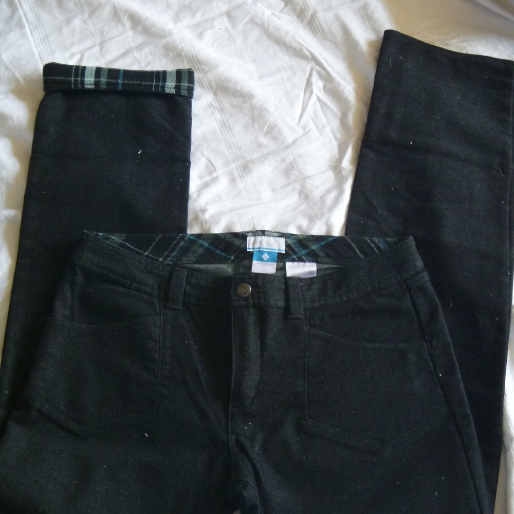 Columbia Black Straight Leg Jeans